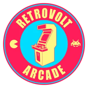 Retrovolt Arcade Logo - Calimesa California