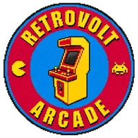 Retrovolt Arcade Pixel Art logo